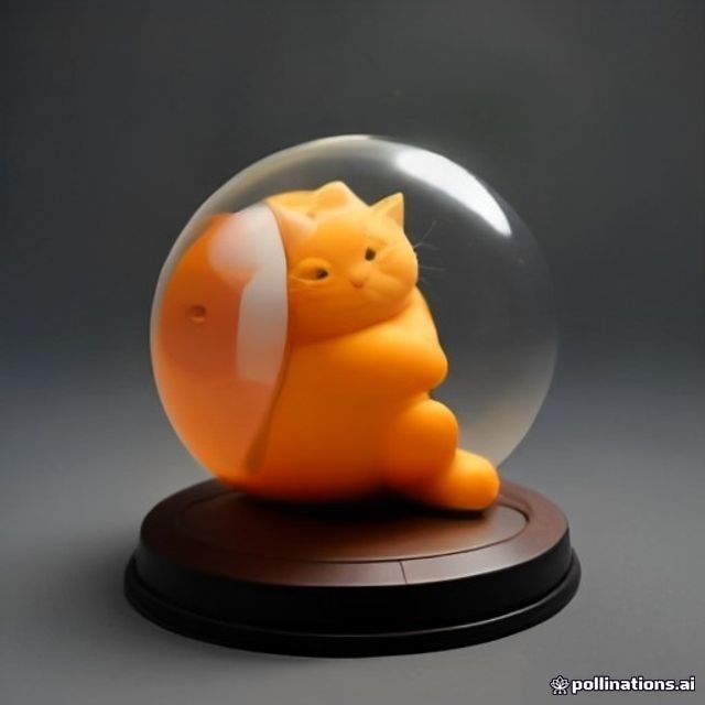 Cat astronaut figure — made with Velkar AI